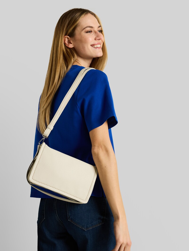 Tom Tailor TTDELPHINA S Handtasche mit Umschlag - Off White / Off White