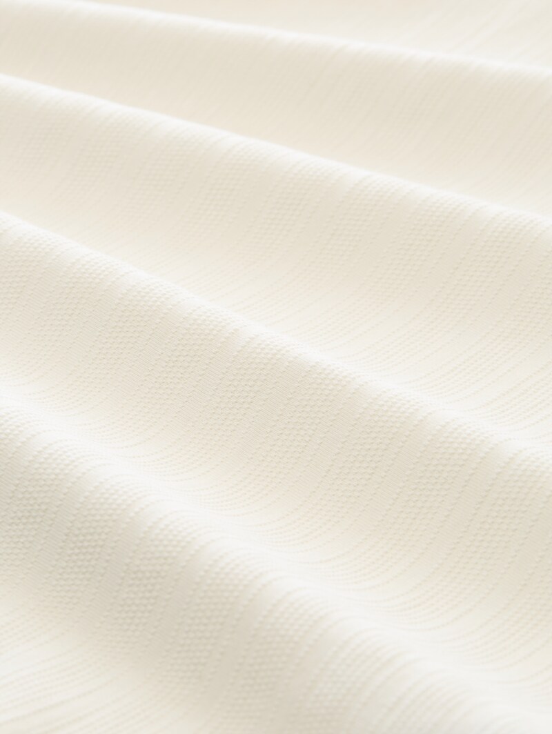Tom Tailor Relaxed Fit Poloshirt aus Baumwolle - Wool White