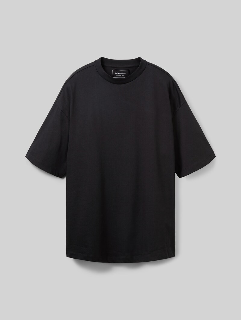 Tom Tailor Oversize T-Shirt aus Baumwolle - Black