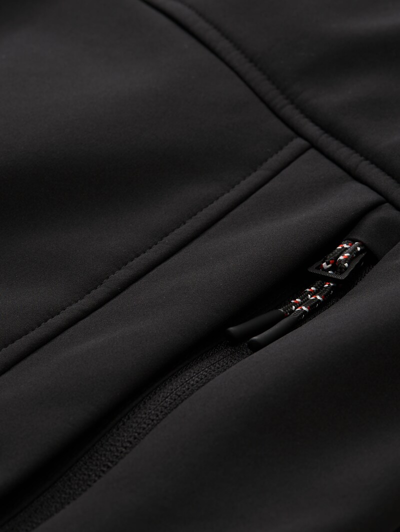 Tom Tailor Softshell Jacke mit Kapuze - Black