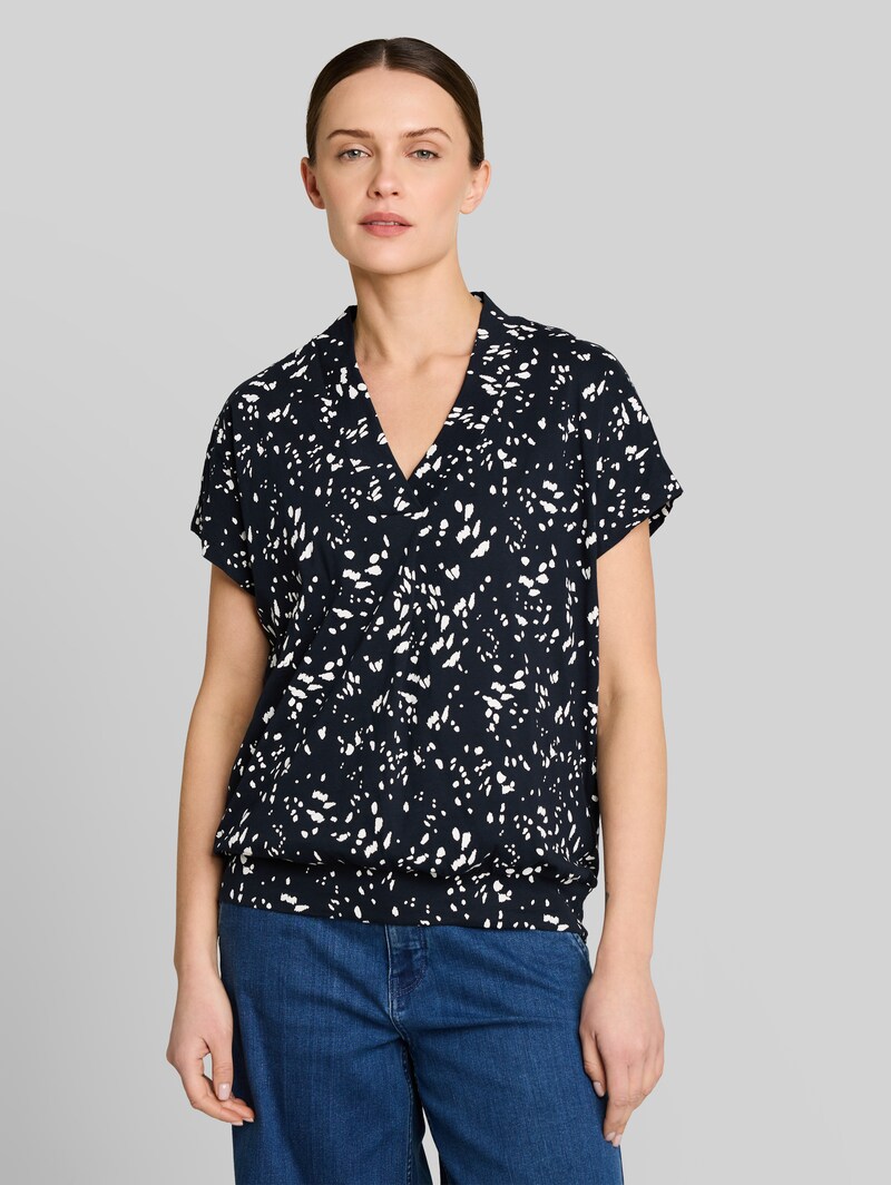 Tom Tailor T-Shirt mit Muster - Navy Dot Tom Tailor T-Shirt mit Muster - Navy Dot