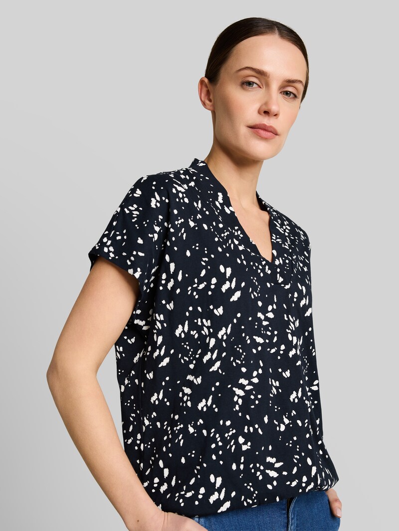 Tom Tailor T-Shirt mit Muster - Navy Dot