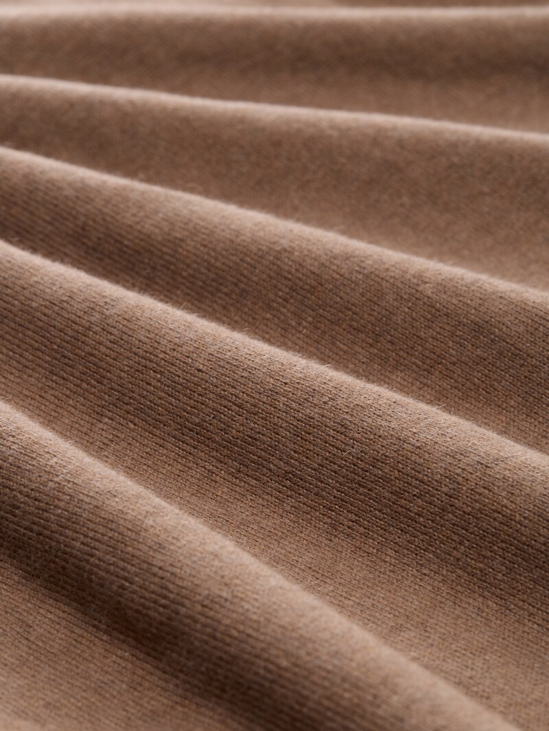 Tom Tailor Rollkragenpullover mit Kaschmir-Anteil - Dark Taupe Melange