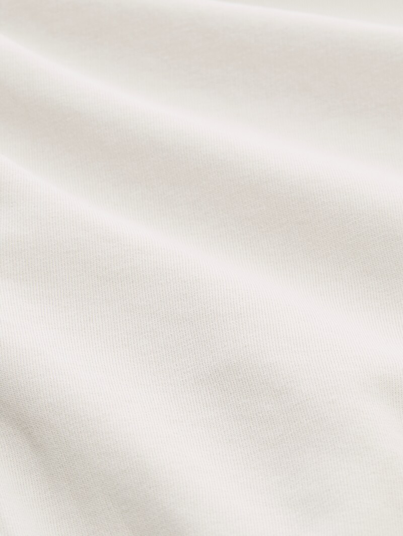 Tom Tailor Relaxed Sweat-Shorts - Greyish White