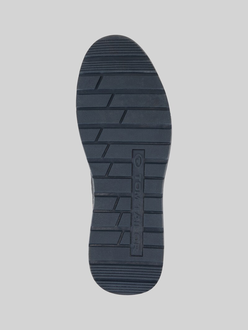 Tom Tailor Sneaker aus Lederimitat - Navy