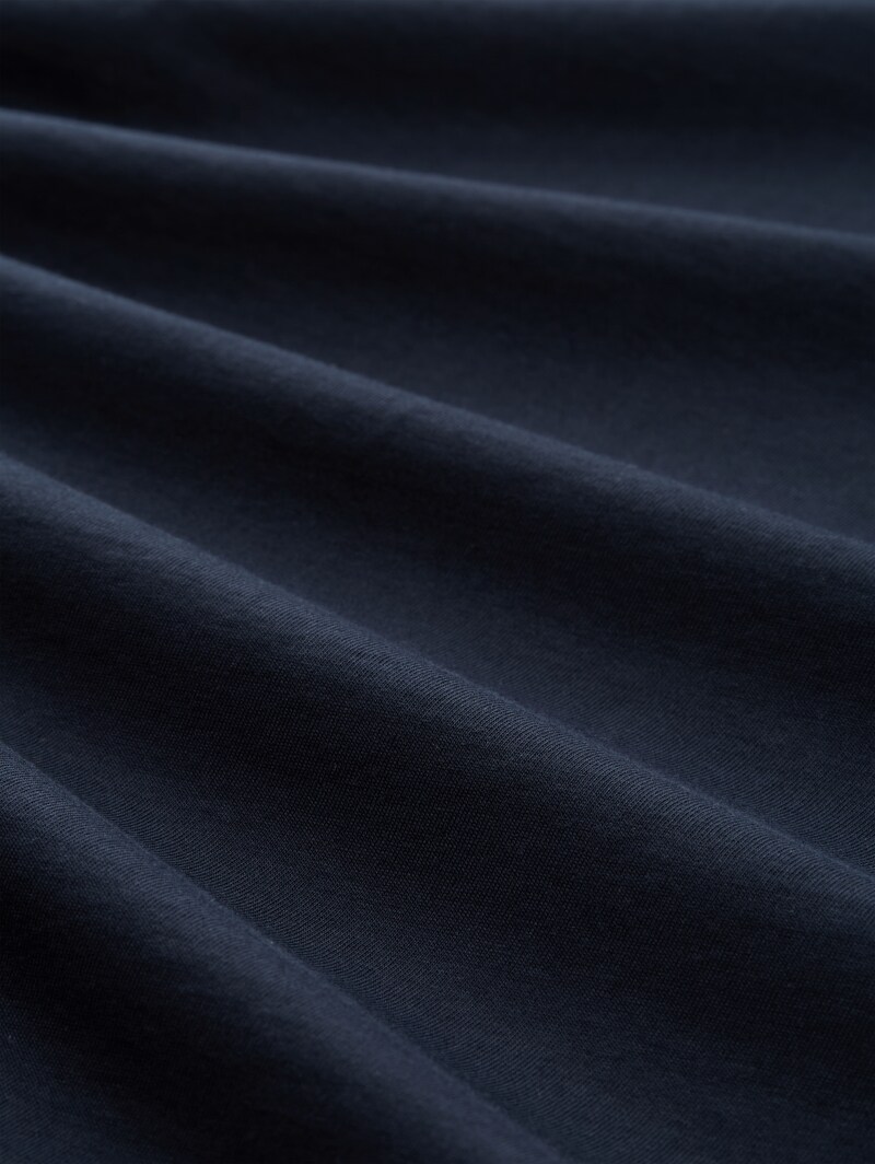 Tom Tailor T-Shirt mit Print - Sky Captain Blue