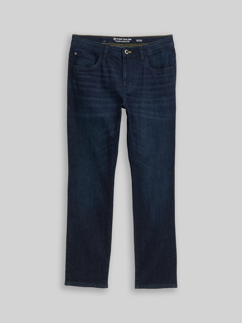 Tom Tailor TTJOSH REGULAR SLIM Jeans - Rinsed Blue Denim