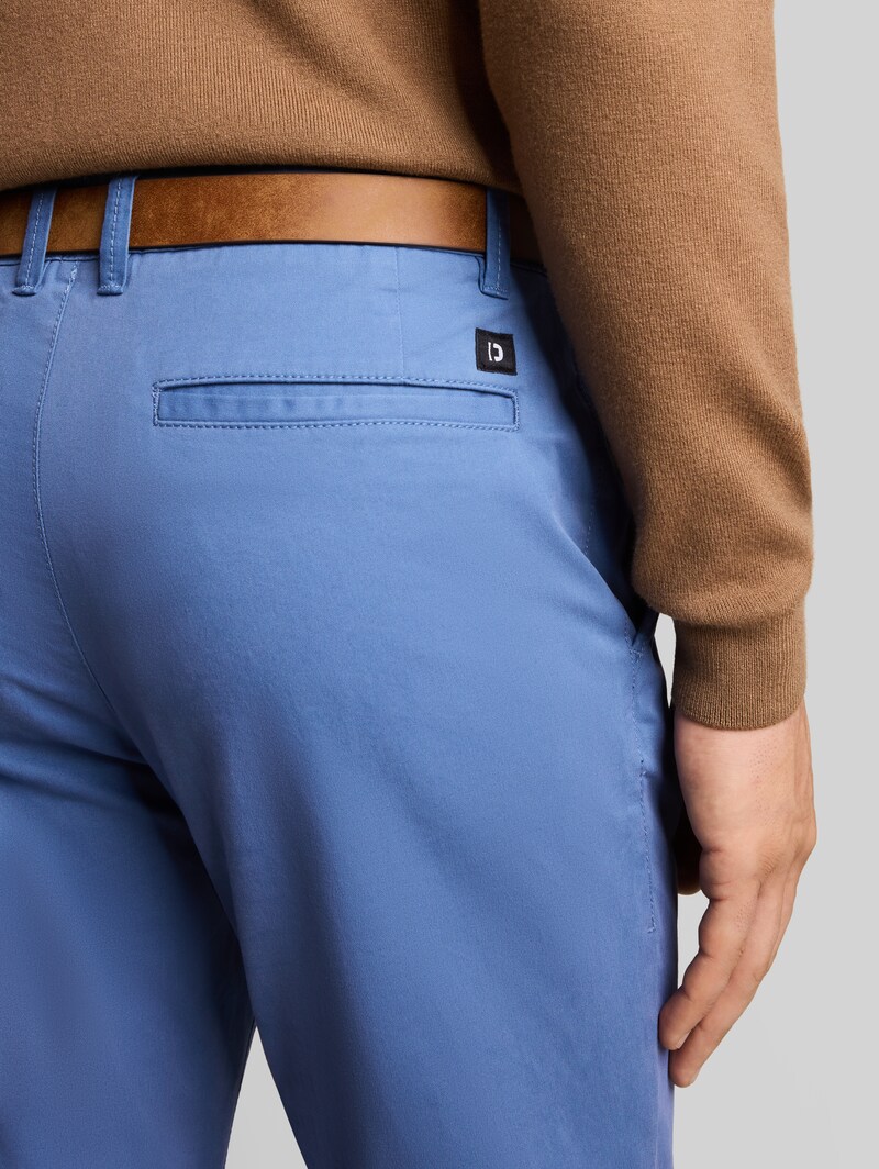 Tom Tailor Slim Chino Hose mit Gürtel - Rating Blue