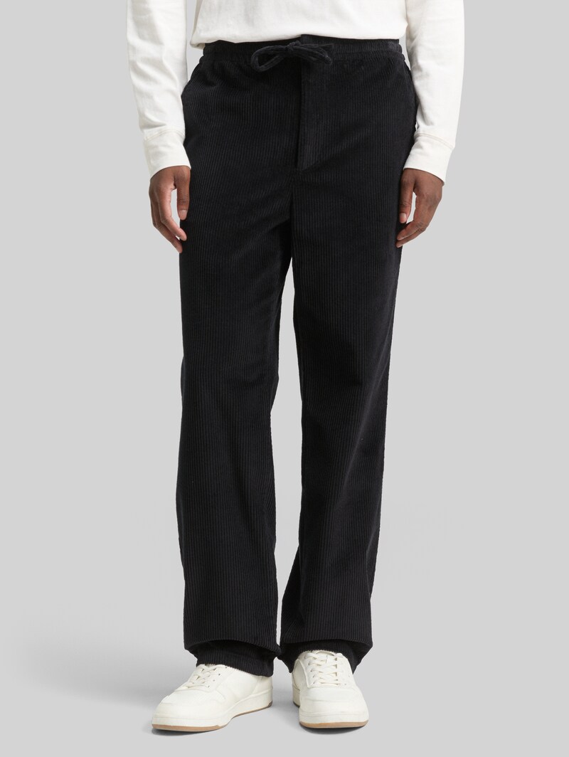 Tom Tailor TTRELAXED Chino Hose aus Cord - Black
