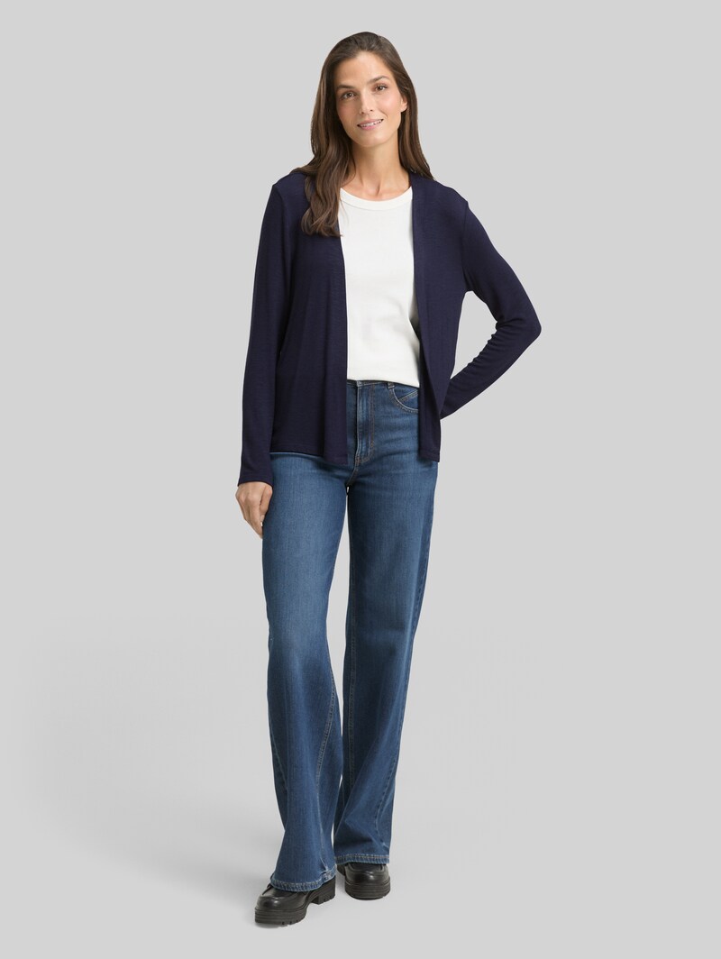 Tom Tailor Basic Cardigan - Sky Captain Blue
