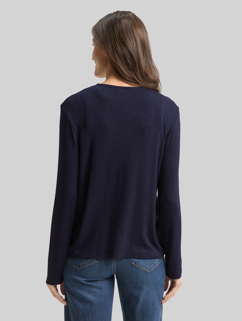 Tom Tailor Basic Cardigan - Sky Captain Blue