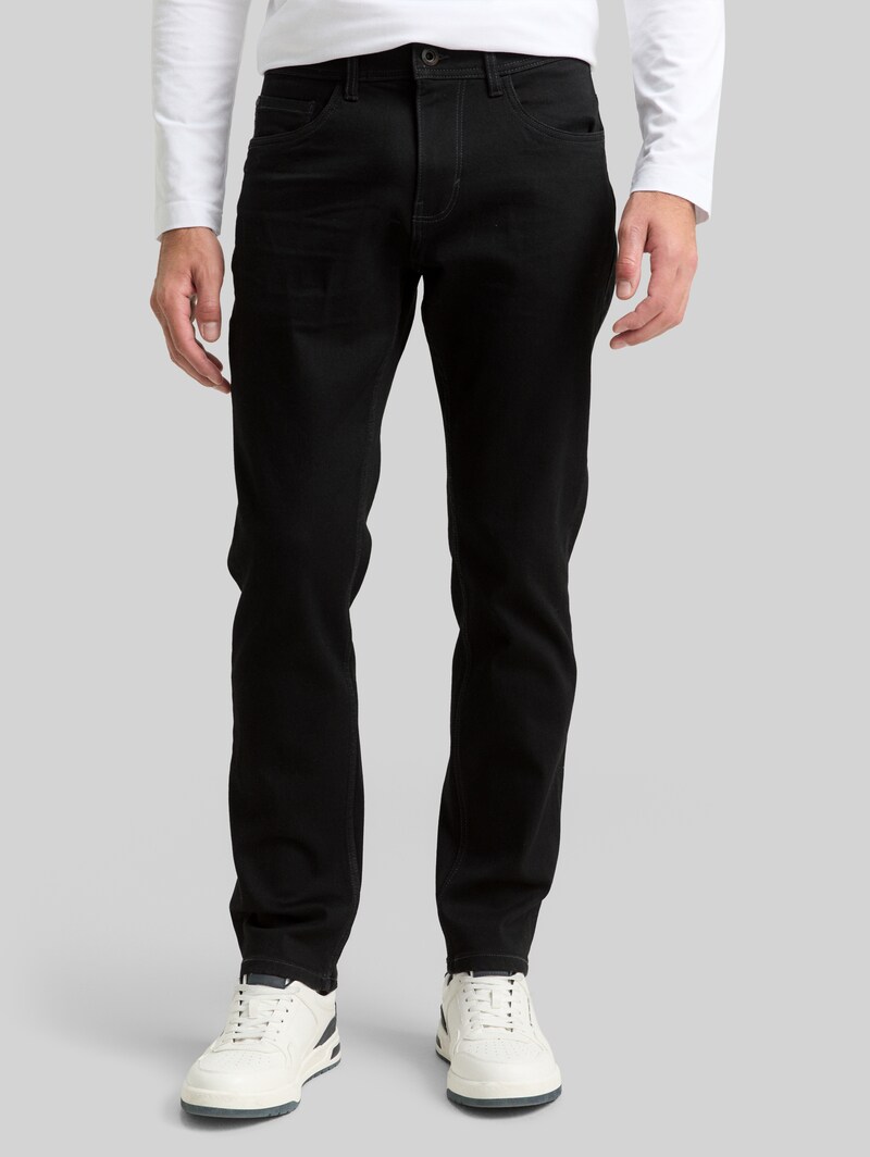 Tom Tailor TTJOSH REGULAR SLIM Jeans mit Stretch - Black Denim
