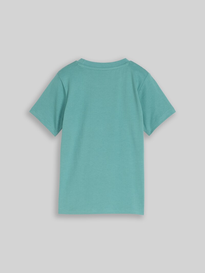 Tom Tailor T-Shirt mit Frosch-Print - Salvia Tom Tailor T-Shirt mit Frosch-Print - Salvia