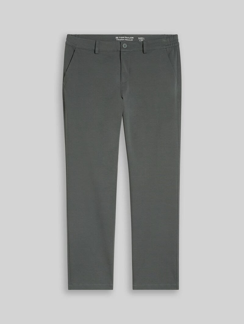 Tom Tailor TTRUPERT REGULAR Chino Hose - Darkest Olive