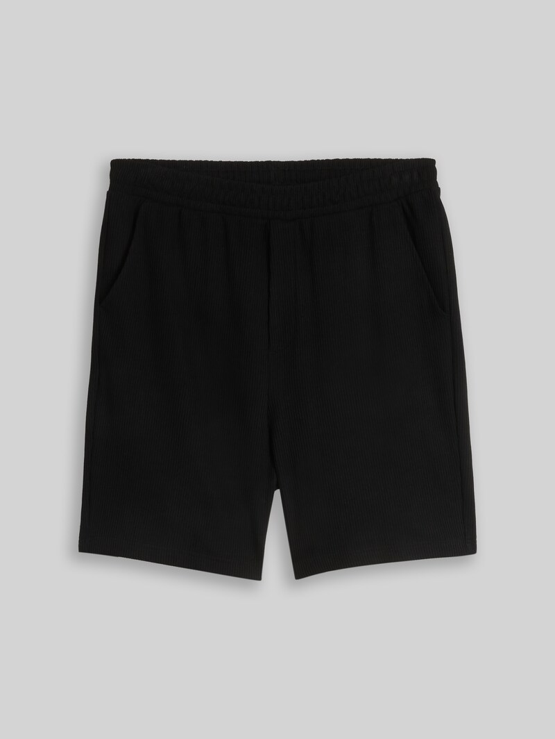Tom Tailor Relaxed Fit Sweat-Shorts - Black