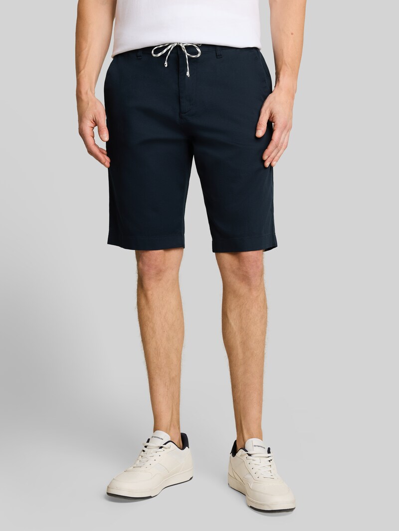 Tom Tailor Chino Shorts mit Kordelzug - Sky Captain Blue