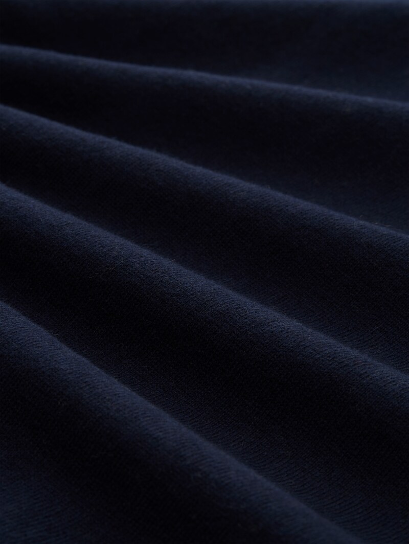 Tom Tailor Strickpullover mit Kaschmir-Anteil - Knitted Navy Melange