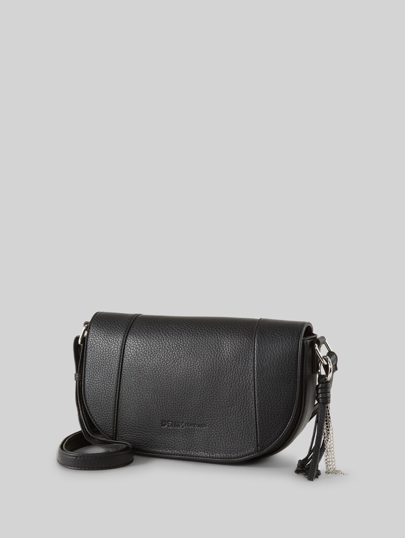 Tom Tailor TTPRIYA M Umhängetasche mit dekorativem Anhänger - Schwarz / Black