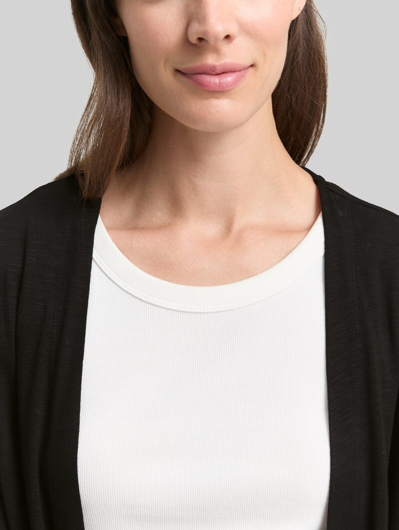 Tom Tailor Basic Cardigan - Black