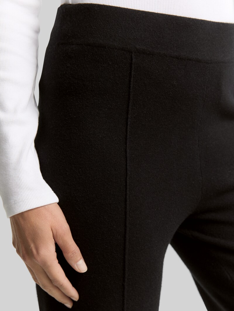 Tom Tailor Culotte Strickhose - Deep Black