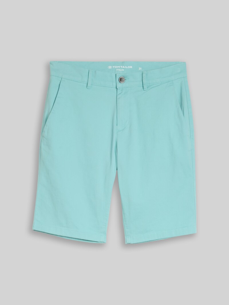 Tom Tailor TTSLIM Chino Shorts - River Teal
