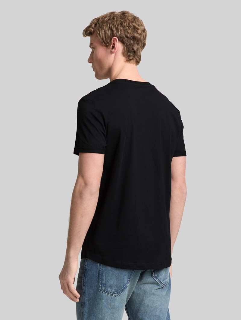 Tom Tailor T-Shirt aus Baumwolle - Black
