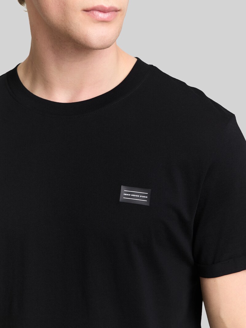 Tom Tailor T-Shirt aus Baumwolle - Black
