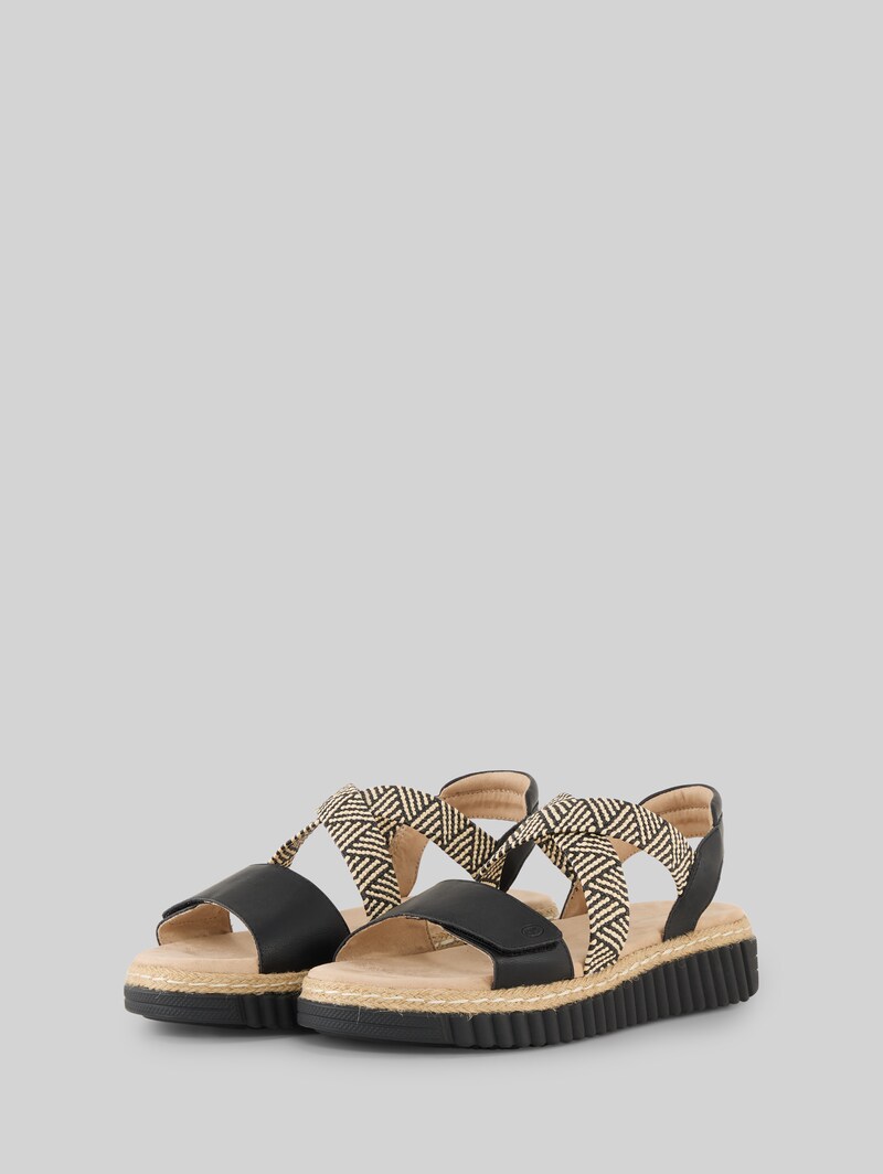 Tom Tailor Sandalen mit Flecht-Detail - Black