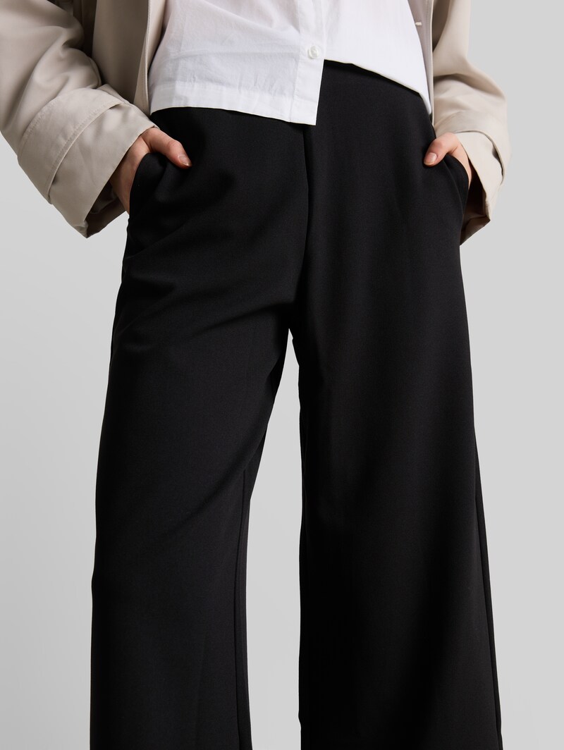 Tom Tailor High Waist Culotte Hose - Deep Black