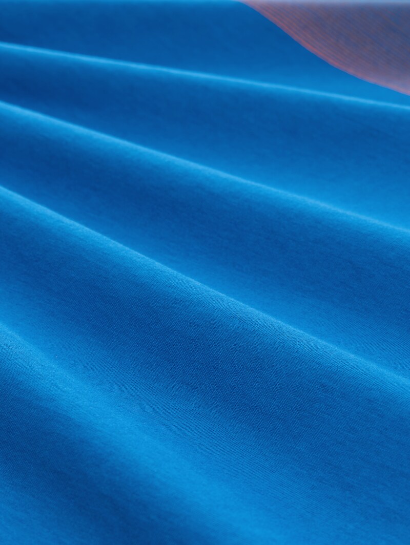 Tom Tailor T-Shirt mit Print auf der Brust - Surf Blue