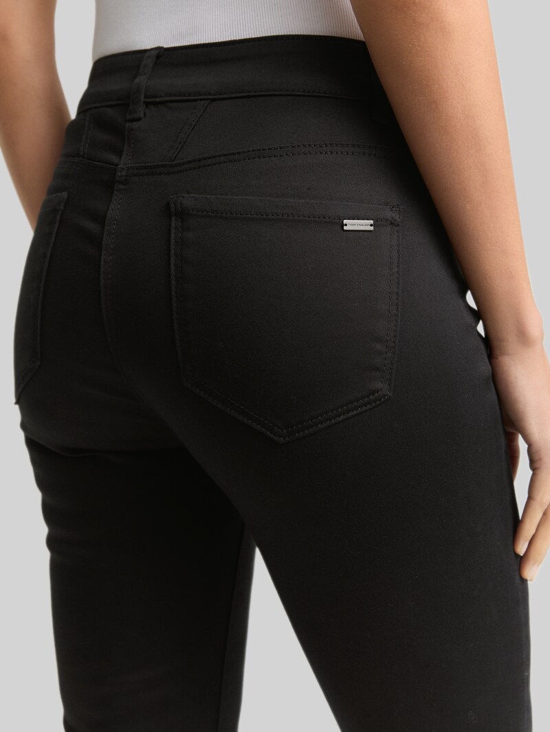 Tom Tailor TTEDDA SLIM Hose - Deep Black