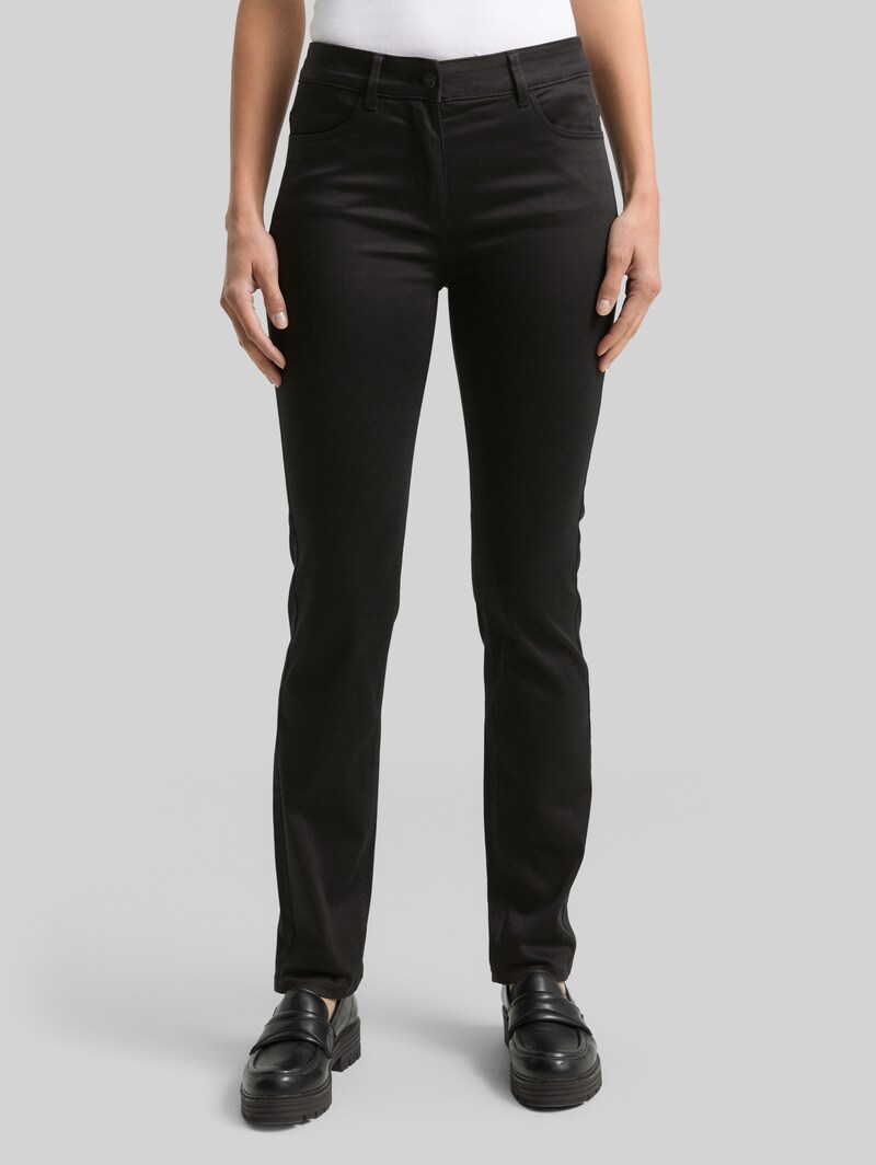 Tom Tailor TTEDDA SLIM Hose - Deep Black