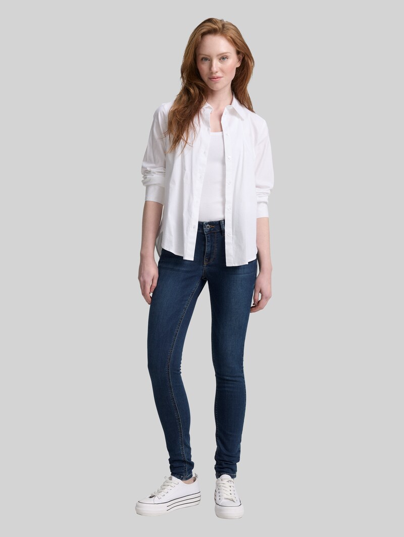 Tom Tailor TTJONA EXTRA SKINNY Jeans - Dark Stone Wash Denim