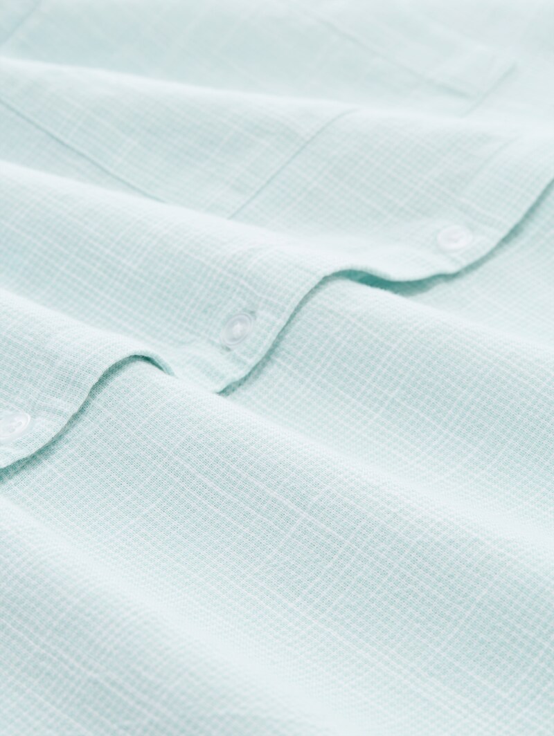 Tom Tailor Plus Size - Bluse mit Brusttaschen - New Blue Haze