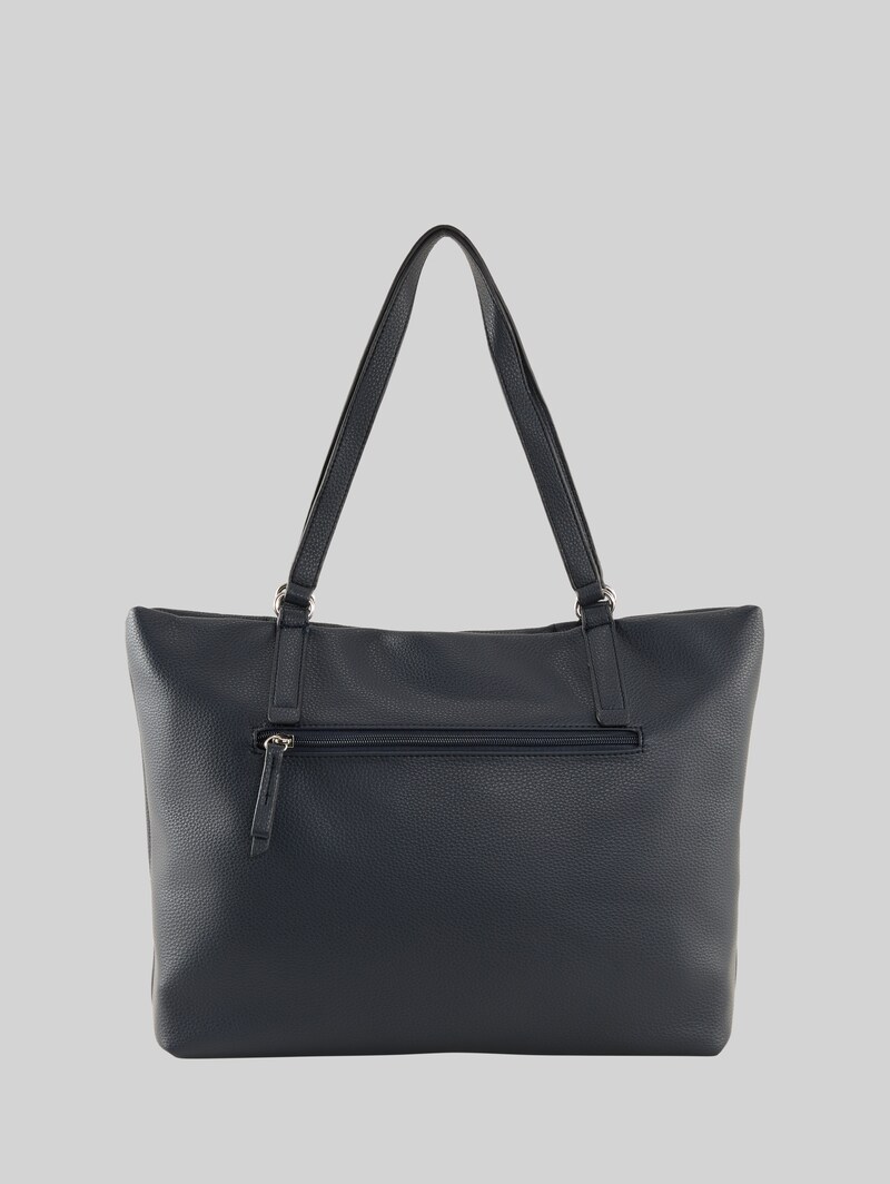 Tom Tailor TTBECA L Shopper mit Reißverschluss-Details - Dark Blue