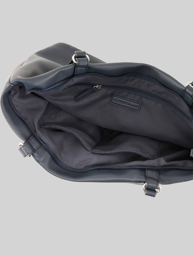 Tom Tailor TTBECA L Shopper mit Reißverschluss-Details - Dark Blue
