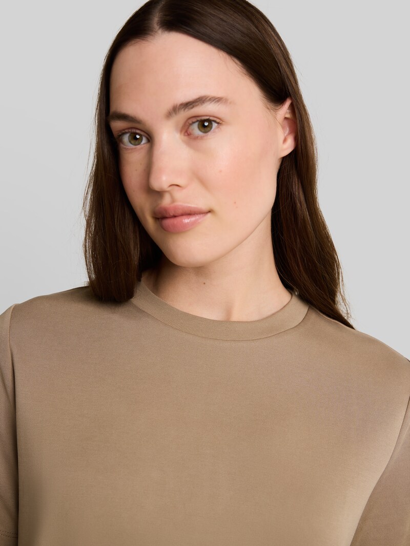 Tom Tailor Loose Fit T-Shirt - Mink Beige