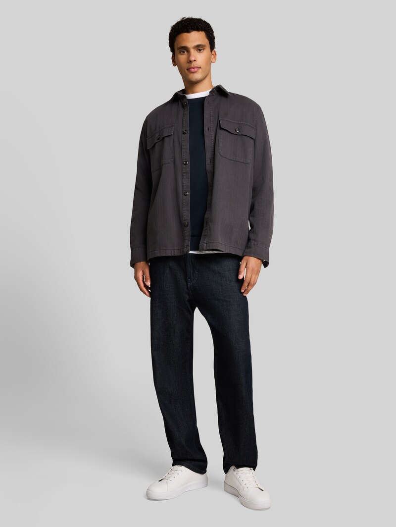 Tom Tailor Basic Sweatshirt - Sky Captain Blue