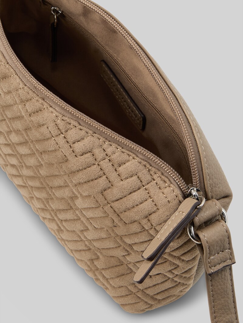 Tom Tailor TTXANTHIA Umhängetasche mit Logo-Prägung - Taupe / Taupe