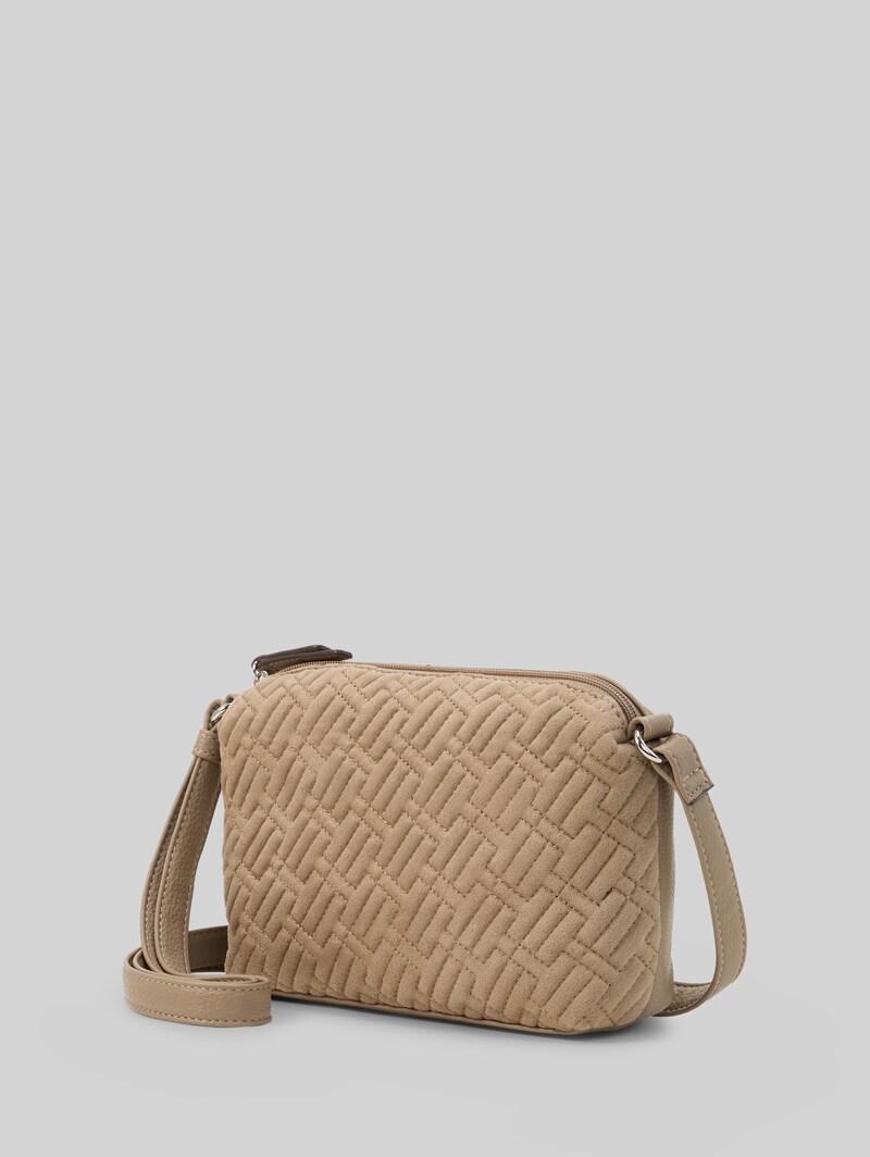 Tom Tailor TTXANTHIA Umhängetasche mit Logo-Prägung - Taupe / Taupe