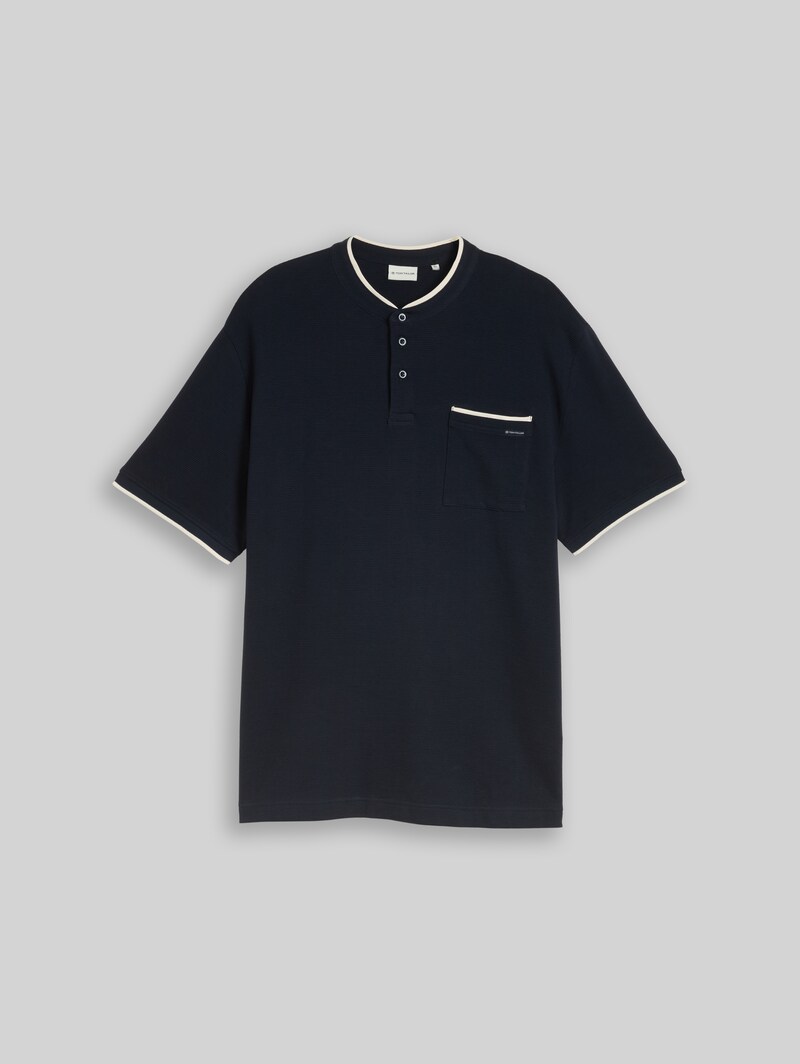 Tom Tailor Plus Size - Poloshirt mit Brusttasche - Sky Captain Blue Ottoman