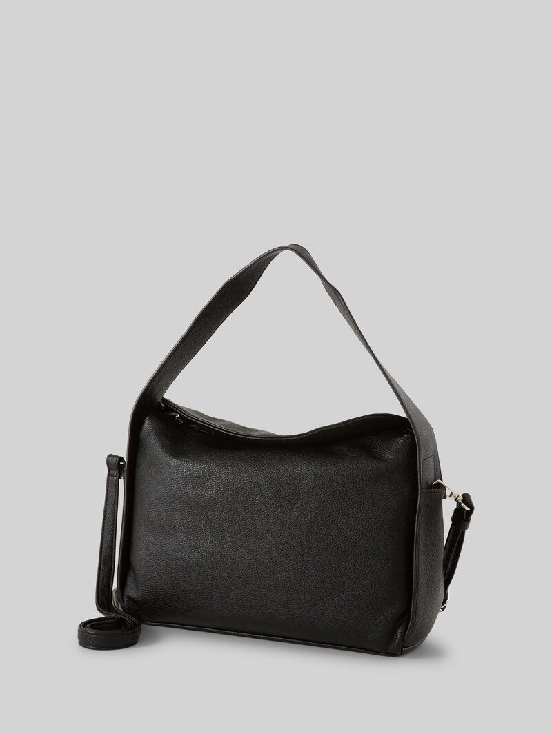 Tom Tailor TTROWAN L Beuteltasche mit kontrastfarbenen Kanten - Schwarz / Black