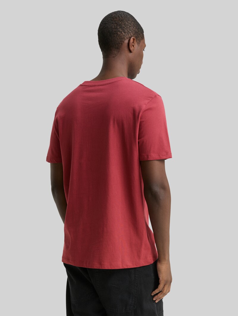 Tom Tailor T-Shirt mit Foto-Print - Burnt Russet