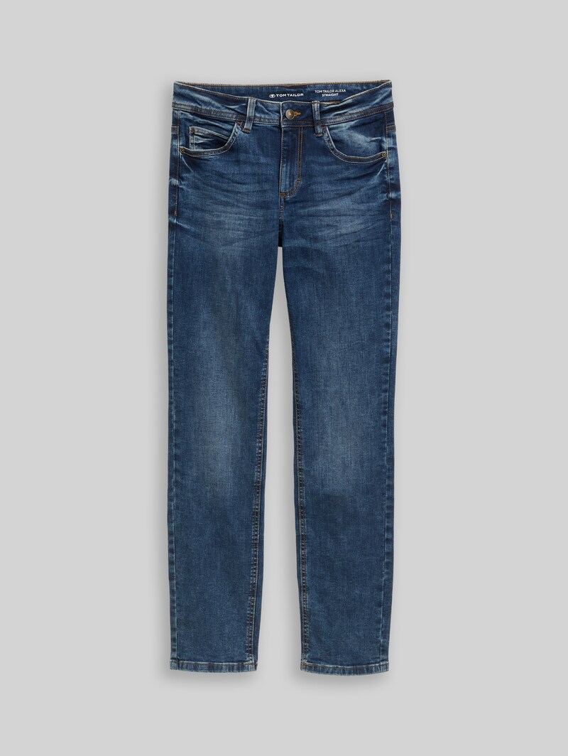 Tom Tailor TTALEXA STRAIGHT Jeans - Mid Stone Wash Denim