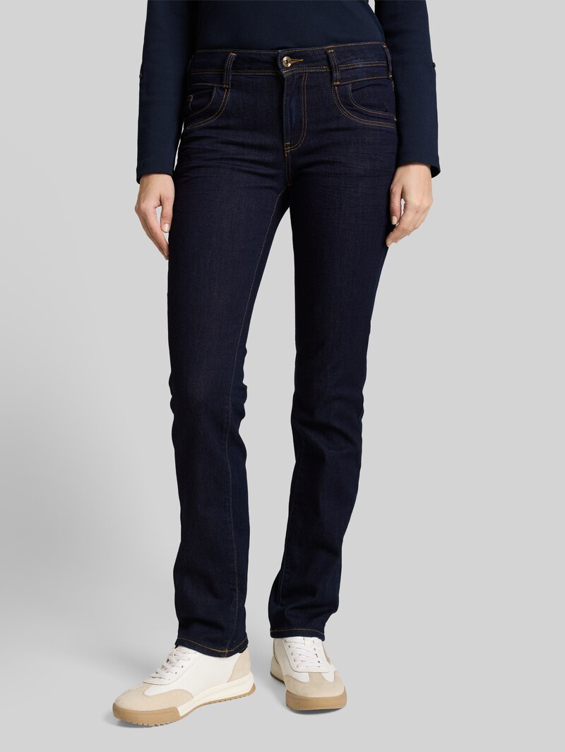 Tom Tailor TTALEXA STRAIGHT Jeans - Rinsed Blue Denim