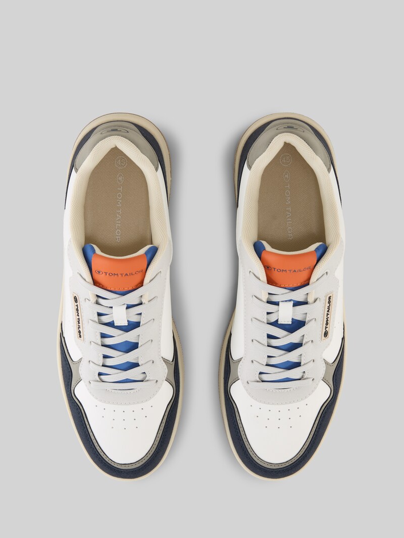 Tom Tailor Sneaker mit Colour-Blocking - White-navy