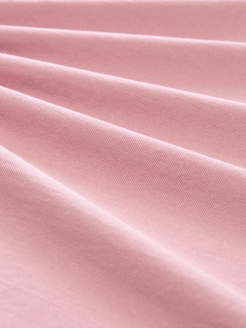 Tom Tailor Piqué Poloshirt mit Logo-Stickerei - Dusty Rose
