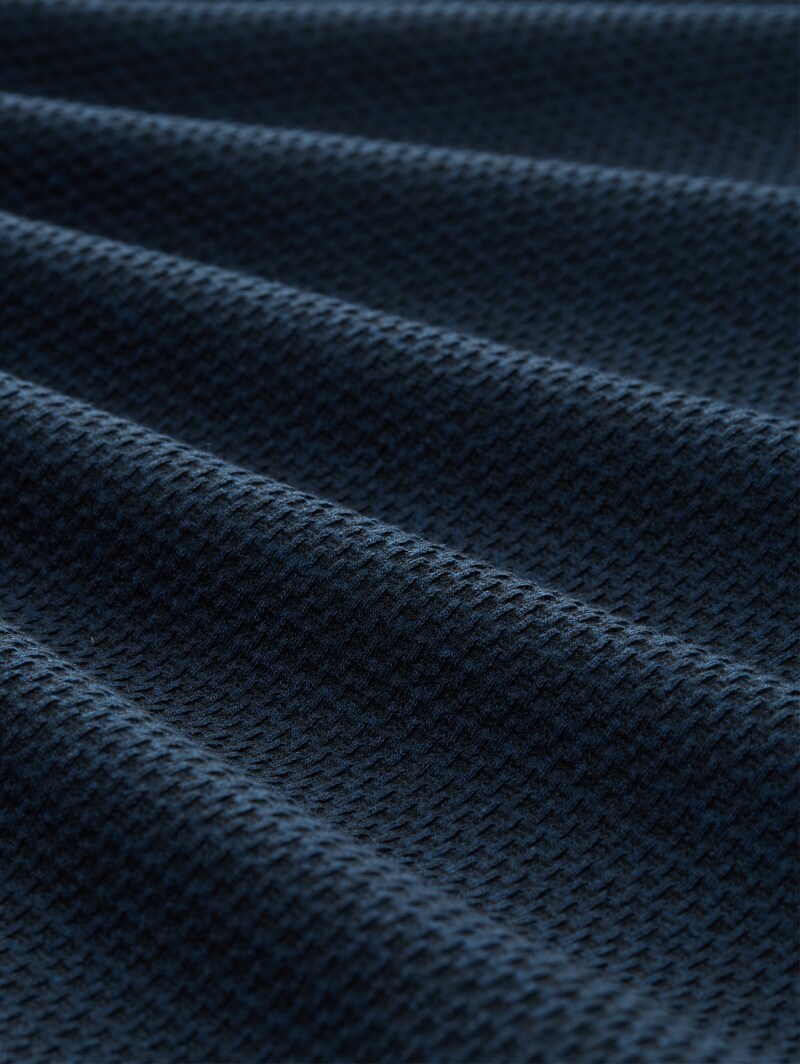 Tom Tailor Jacquard Sweatshirt - Sky Captain Blue