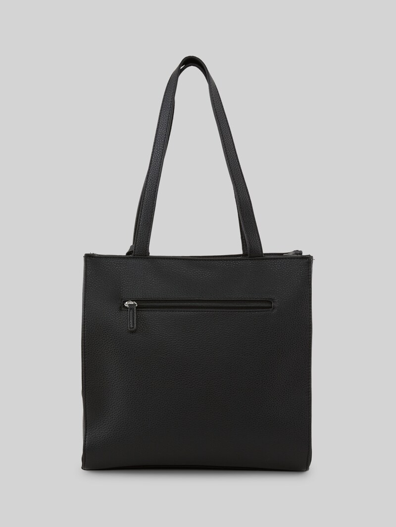 Tom Tailor TTWINONA M Shopper mit Reißverschluss-Details - Schwarz / Black