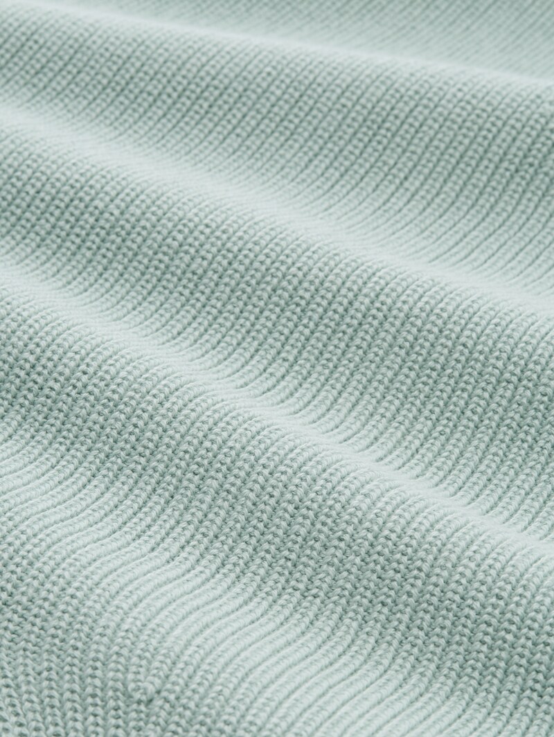 Tom Tailor Strickpullover mit V-Ausschnitt - Blue Haze